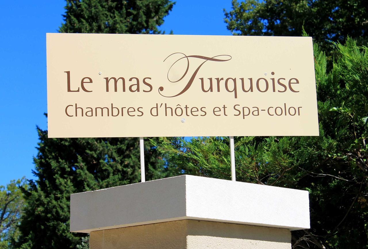 Le Mas Turquoise, B&B Spa-Color Inclus Bédarrides Extérieur photo